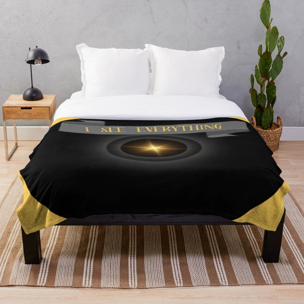Soft and comfortable plush blanket with a variety of vibrant designs