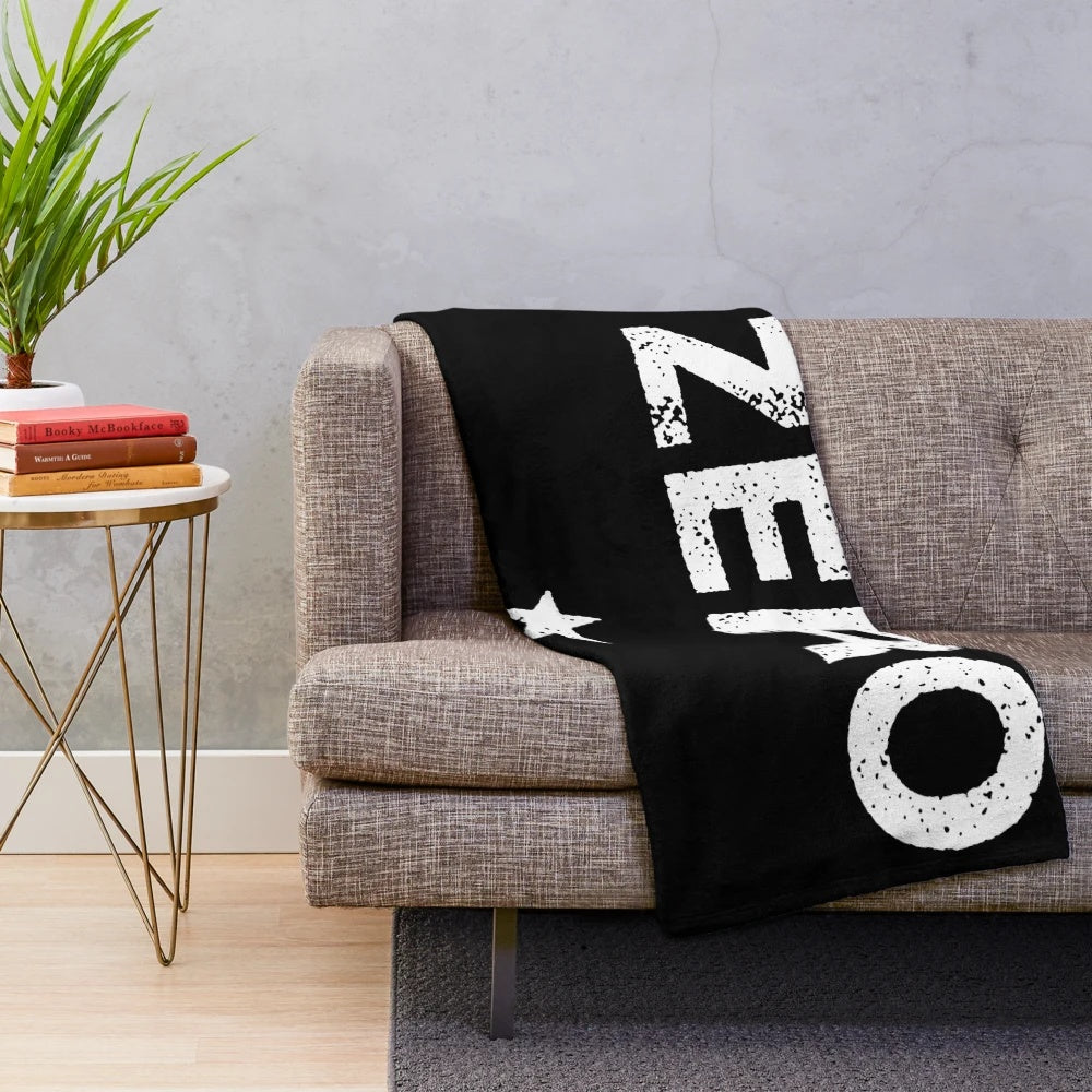 Soft and comfortable plush blanket in a variety of colors and patterns