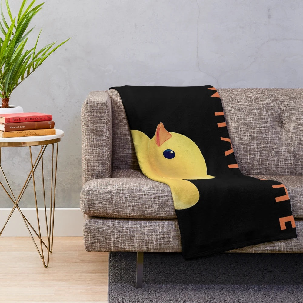 Soft and Cozy Plush Duck Blanket for Kids