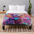 Soft and plush pop culture-themed blanket