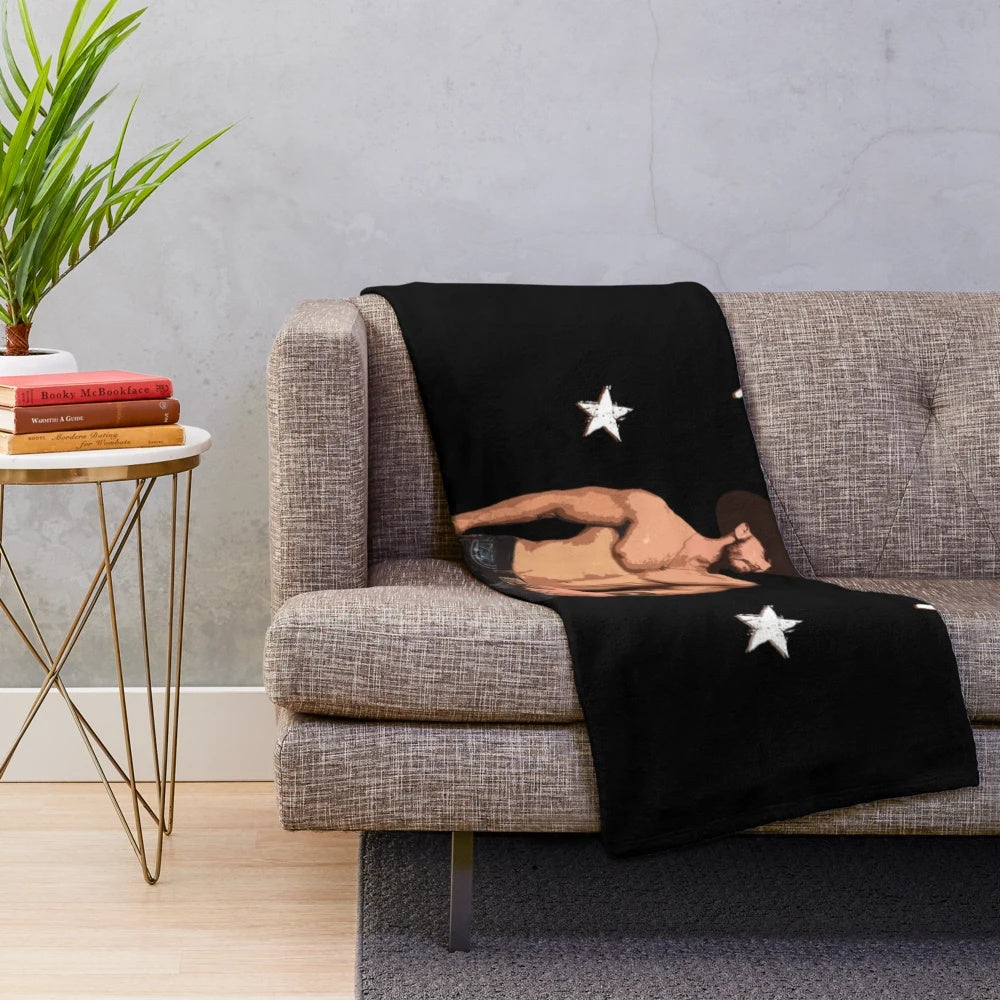 Ram Ranch inspired plush blanket with a soft, cozy design