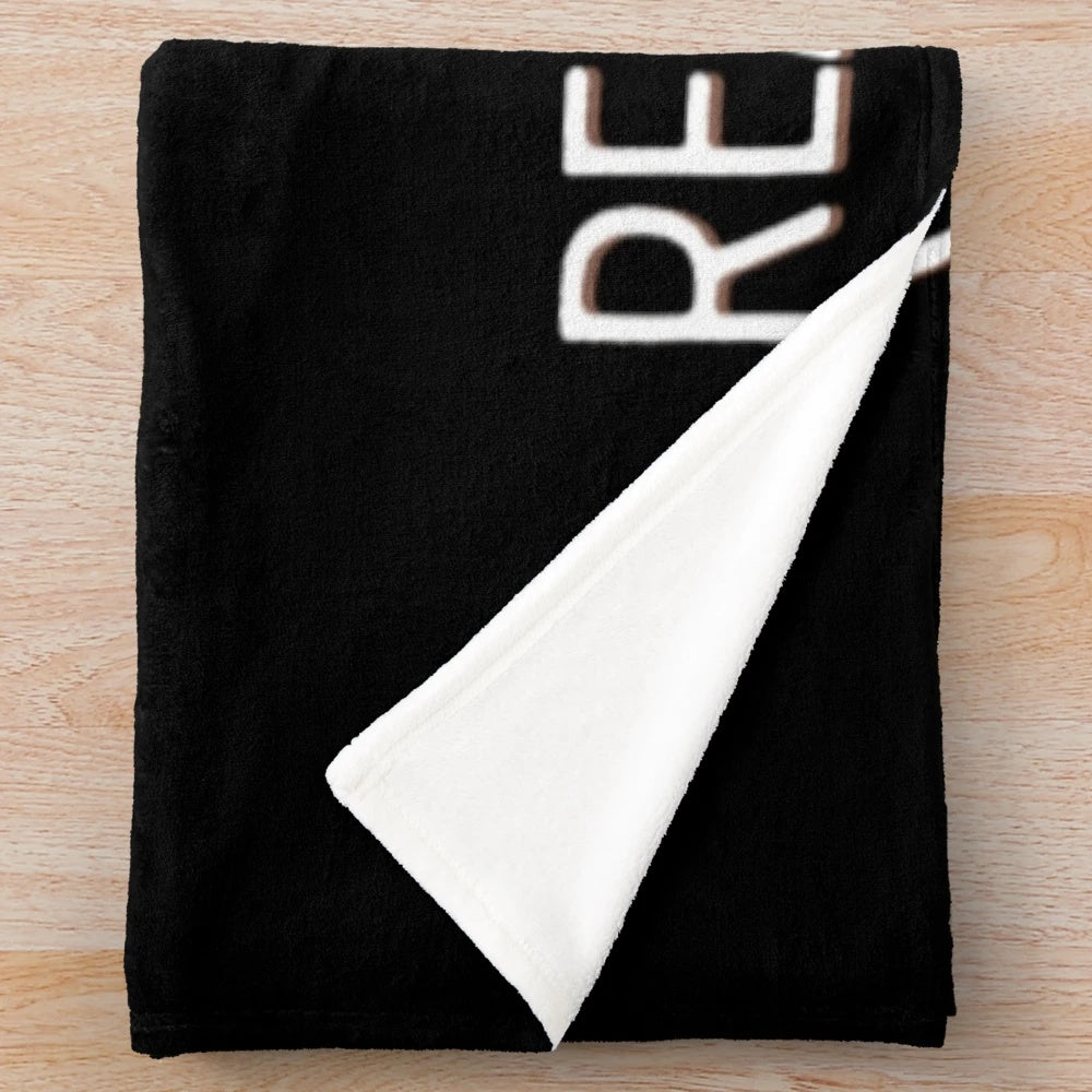 Ram Ranch inspired plush blanket with a soft, cozy design