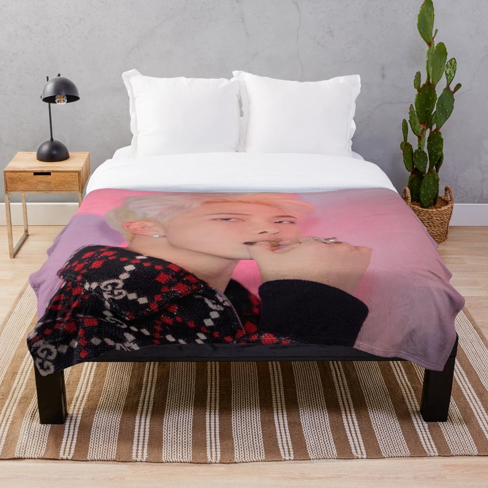 RM Plush Blanket for K-Pop Fans