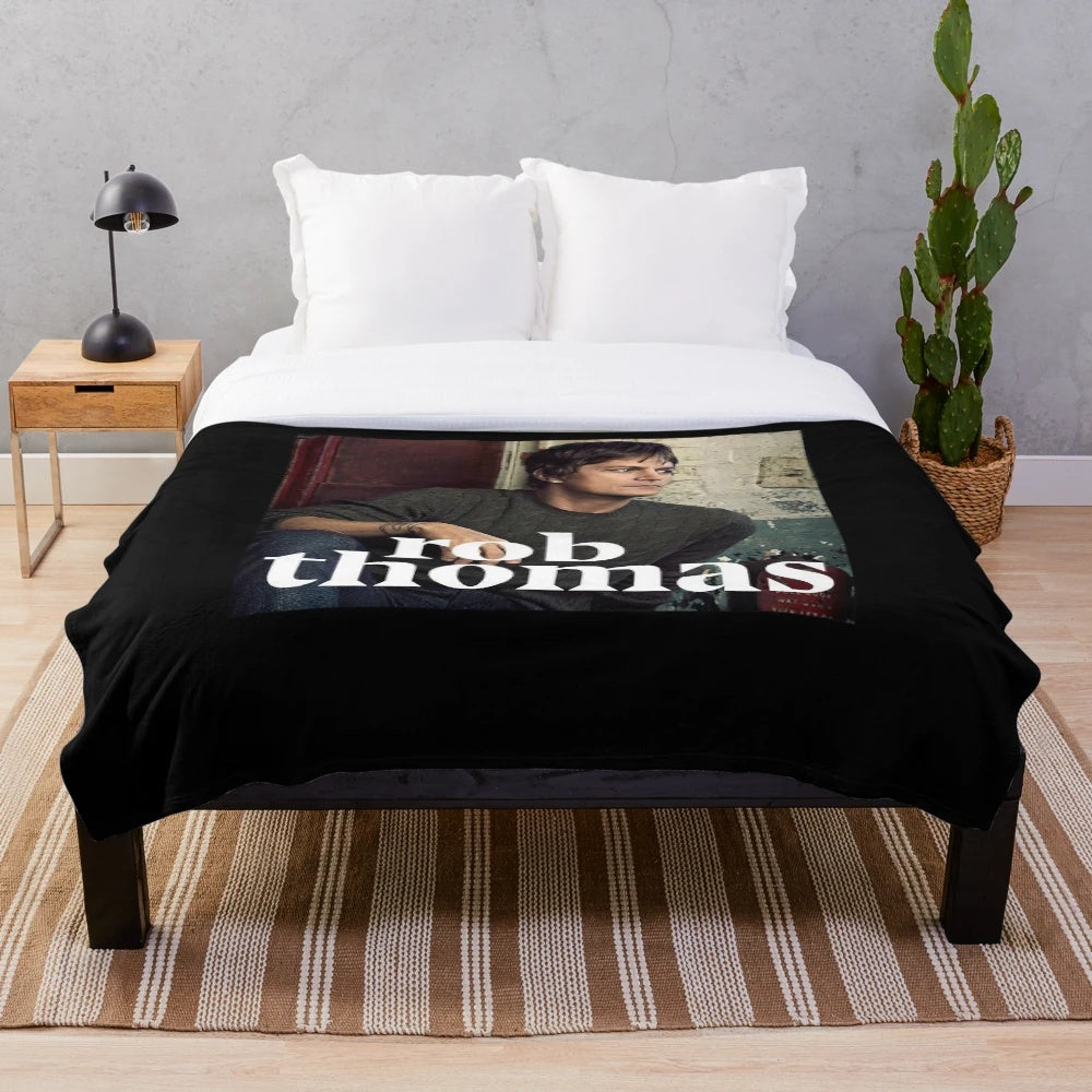 Soft and plush blanket featuring singer-songwriter Rob Thomas
