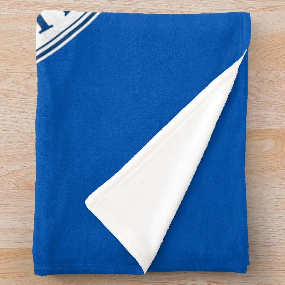 Rollins College plush blanket in soft, warm material