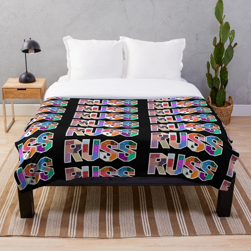 Russ Inspired Plush Blanket for Music Fans