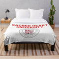 Sacred Heart University inspired plush blanket