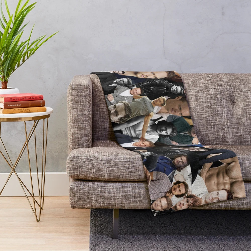 Sam Heughan Plush Blanket