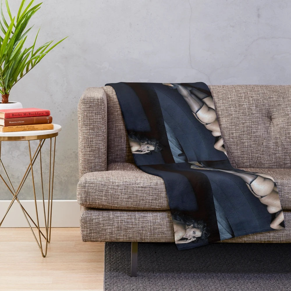 Sandra Bullock inspired plush blanket