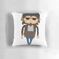 Soft and plush pillow with a sneaky sasquatch design, perfect for kids who love the popular indie game.