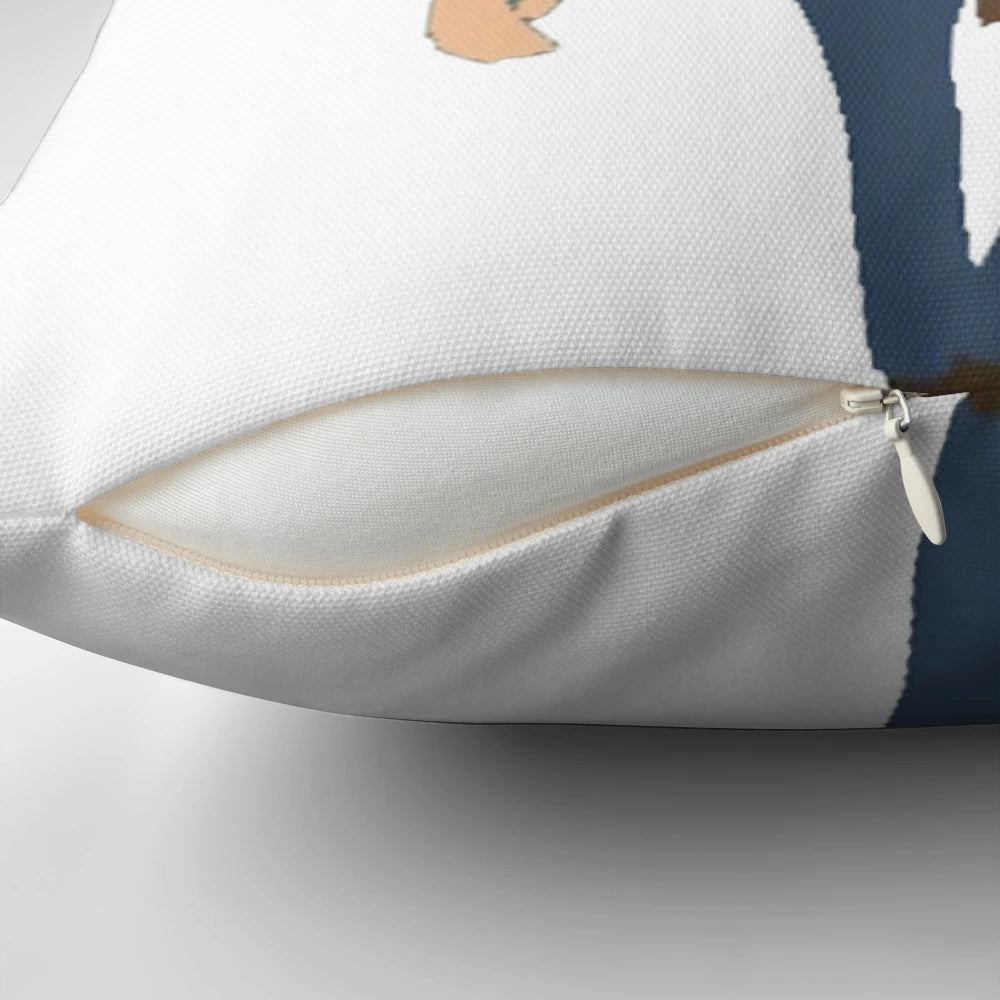 Soft and plush pillow with a sneaky sasquatch design, perfect for kids who love the popular indie game.