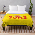 Soft and plush sports-themed blanket