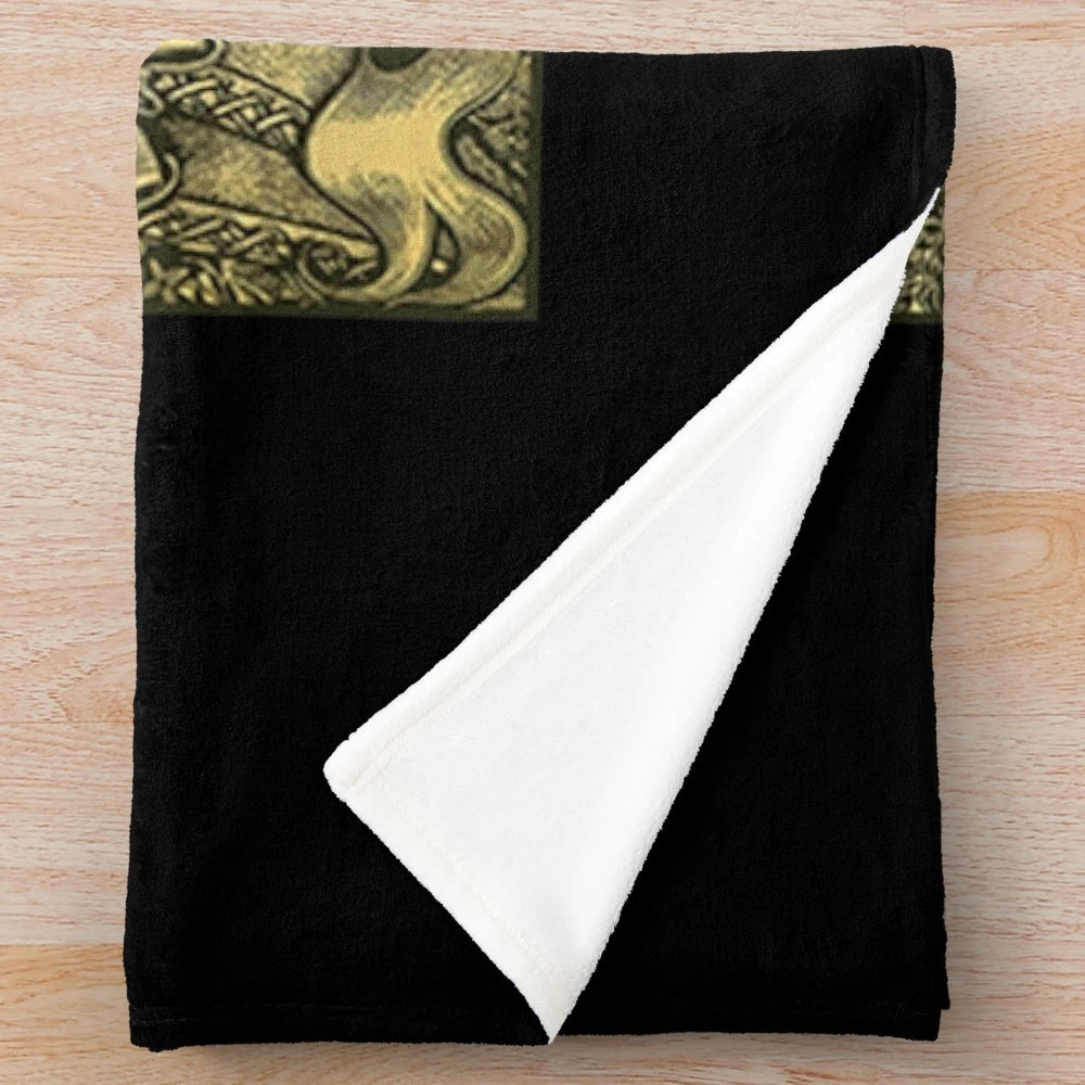 Soft and cozy plush blanket for home decor