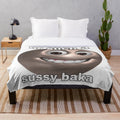 Soft and plush "sussy baka" themed blanket for among us fans