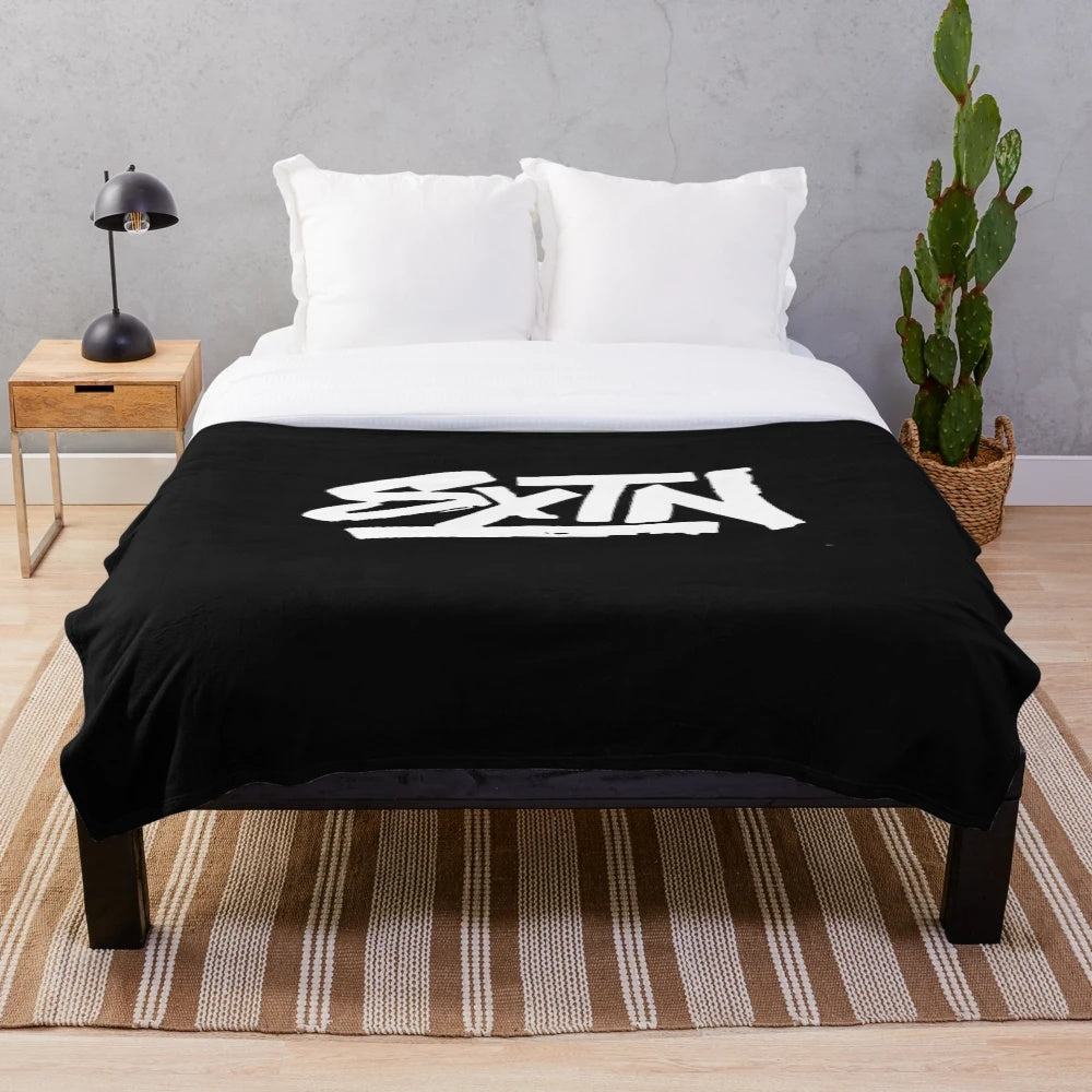 sxtn plush blanket, soft and cozy blanket