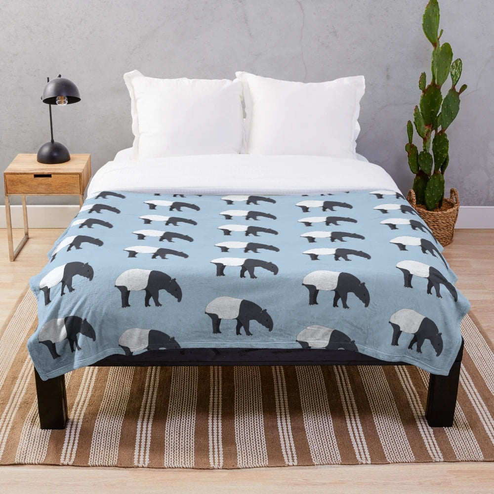 Soft and Cozy Tapir Plush Blanket