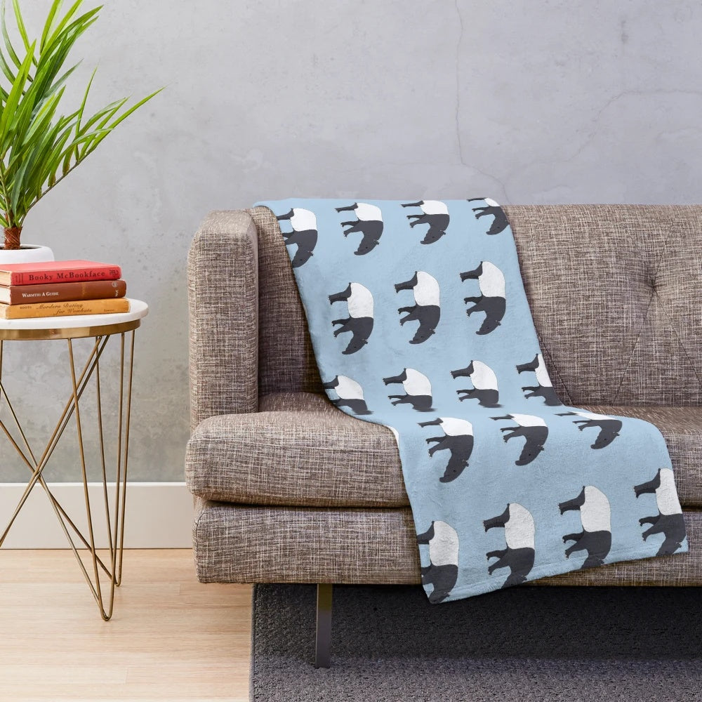 Soft and Cozy Tapir Plush Blanket