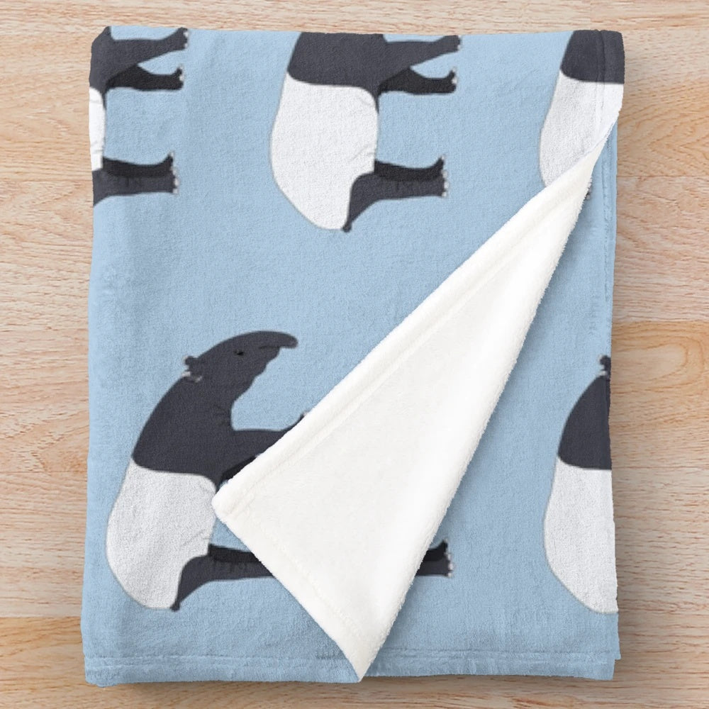 Soft and Cozy Tapir Plush Blanket