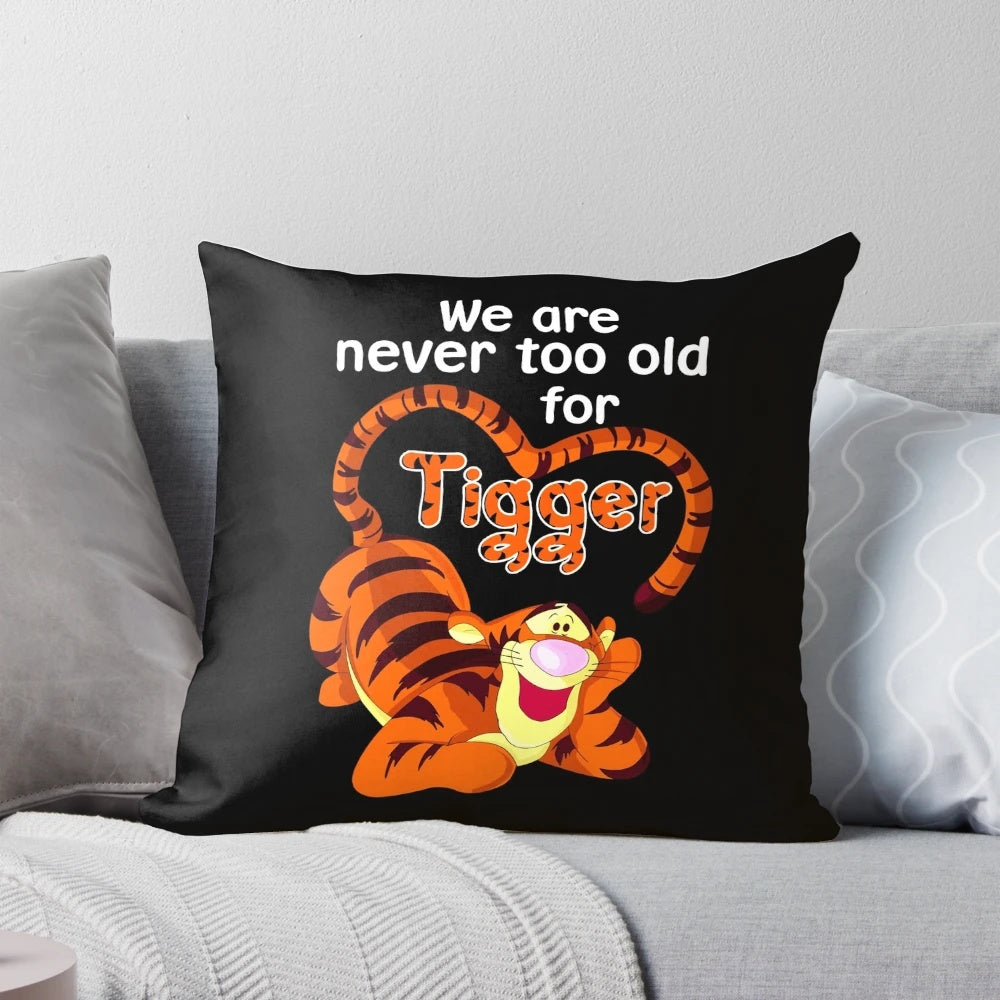 Soft, plush Tigger pillow from the beloved Winnie the Pooh series.