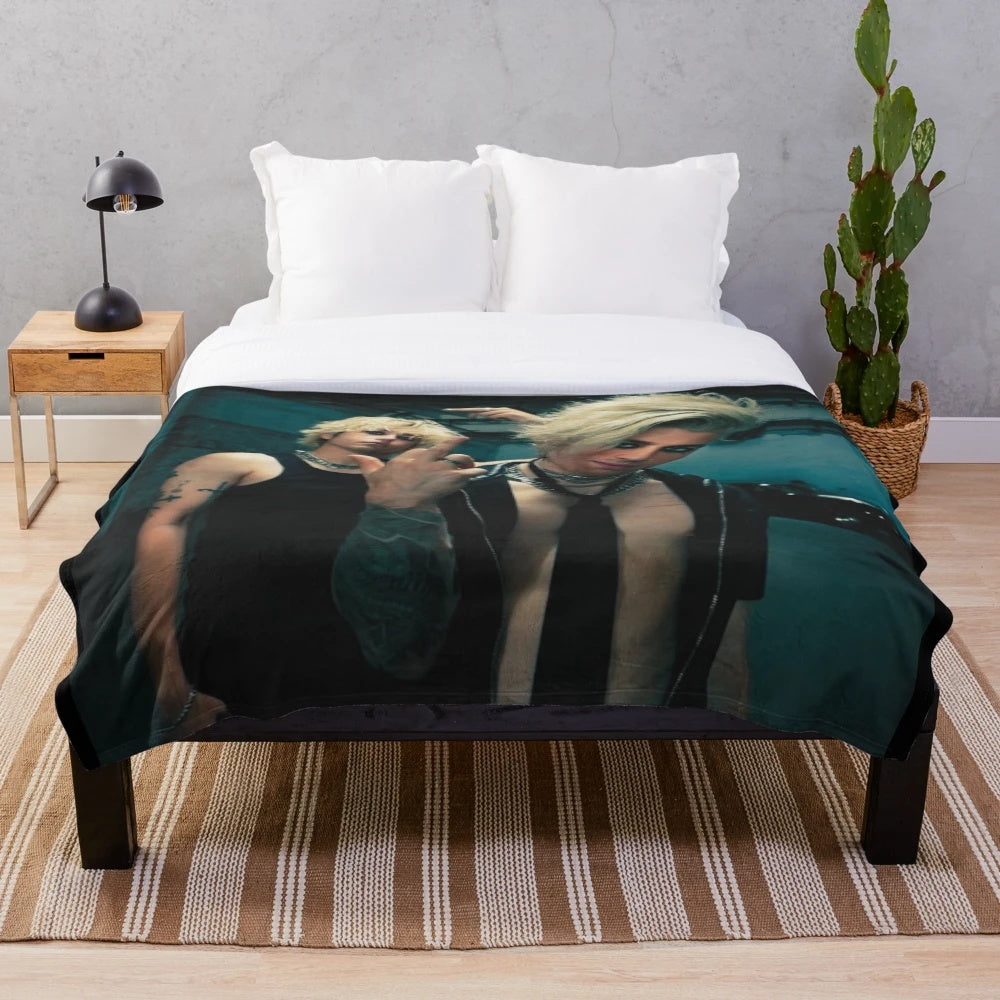 TX2 plush blanket with soft, cozy material