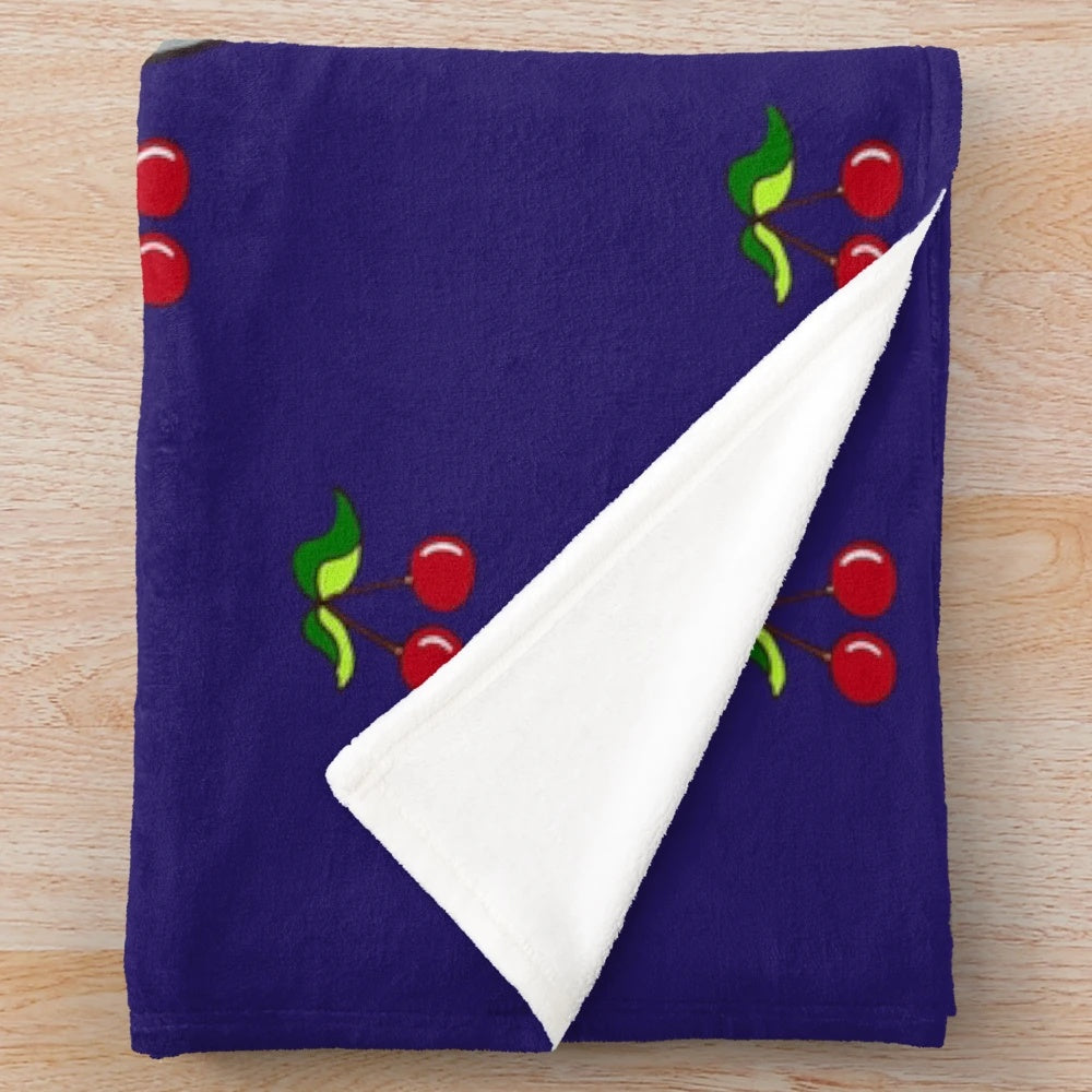 Soft and Cozy TYTY CHERRY Plush Blanket for Pets and Home