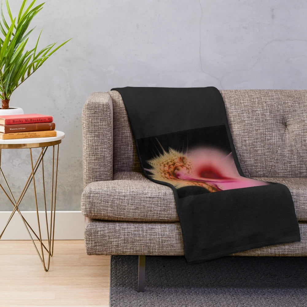 ufi5 Plush Blanket, a soft and comfortable textile art piece for the home