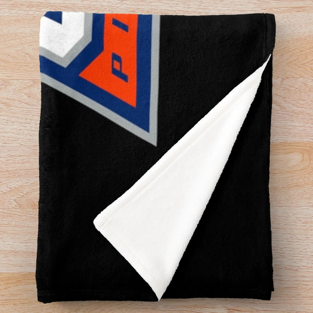 Utica Pioneers-inspired plush college blanket