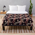 Virgin Prunes inspired plush blanket for home decor