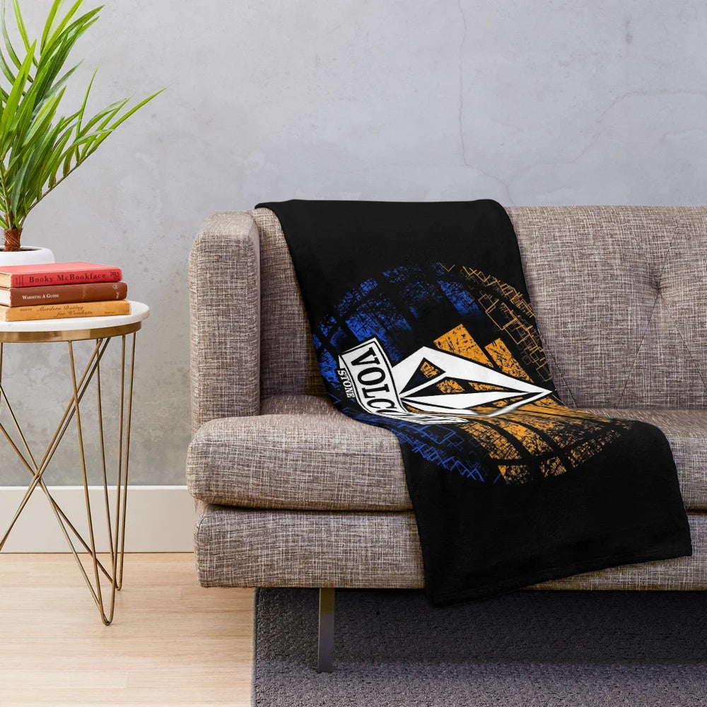 Volcom plush blanket in a comfortable and stylish design