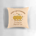 A plush and fluffy waffle-patterned pillow with a playful nod to the Jonas Brothers.