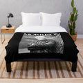 White plush blanket for cozy home decor