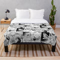 Soft and plush yaoi anime-inspired blanket