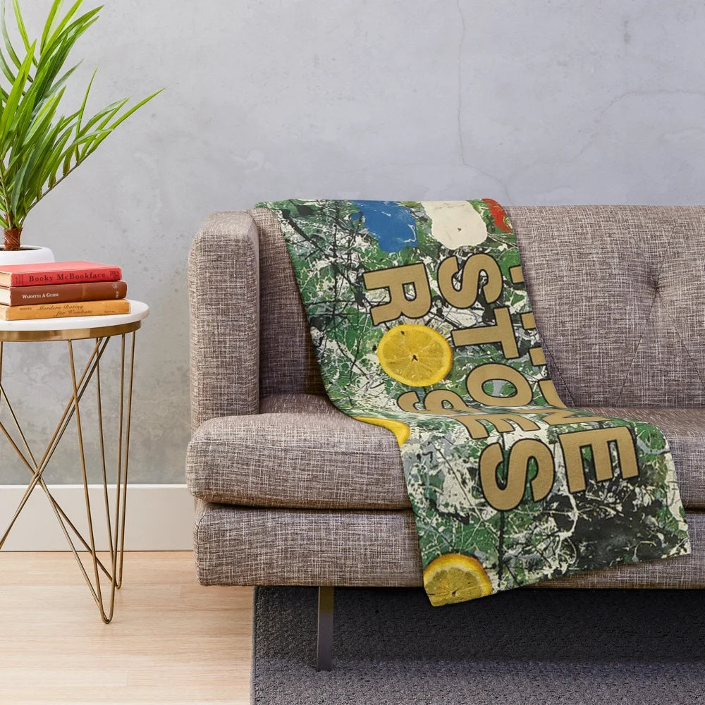 Soft and Comfortable Yellow Plush Blanket