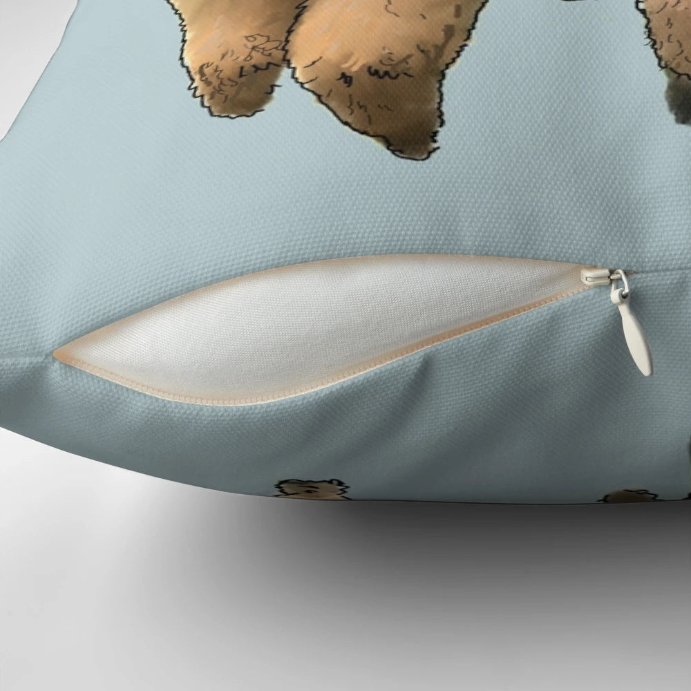 Soft and plush alpaca-themed pillow for relaxation and comfort