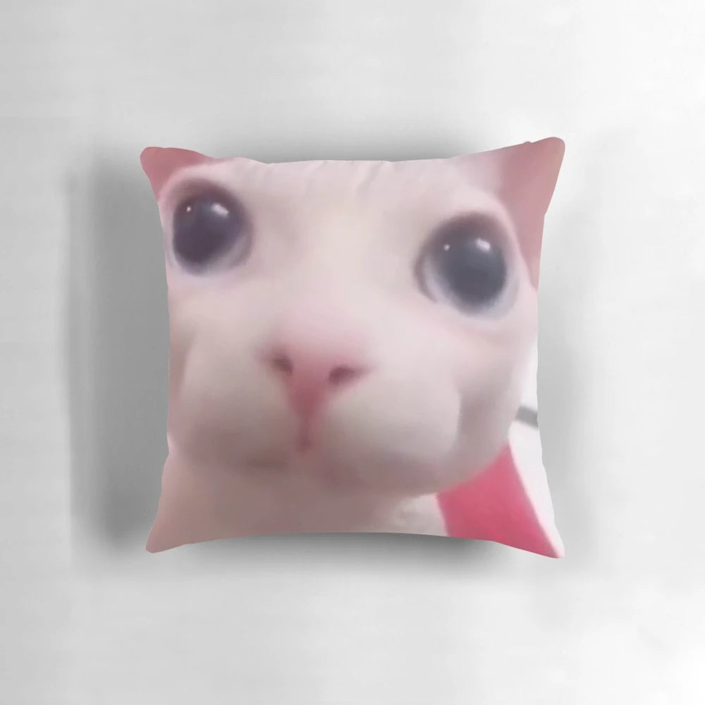 Bingus Pillow, a soft and plush pillow featuring the popular internet meme cat