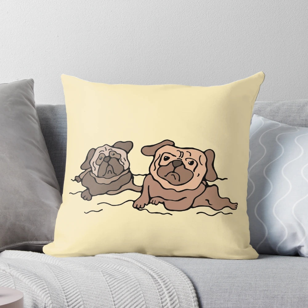 Cozy Bulldog Dog Pillow for Relaxation and Comfort