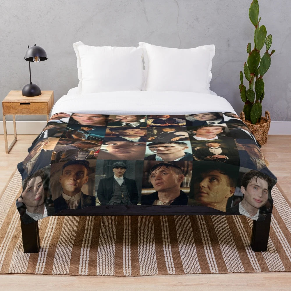 Cillian Murphy Inspired Plush Blanket