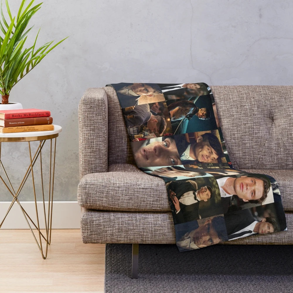 Cillian Murphy Inspired Plush Blanket