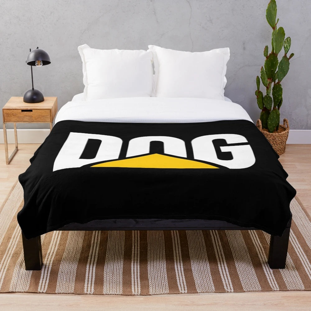 Dog Caterpillar Plush Blanket