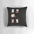 A soft, plush kitty pillow in pastel colors, perfect for anime and Netflix fans.
