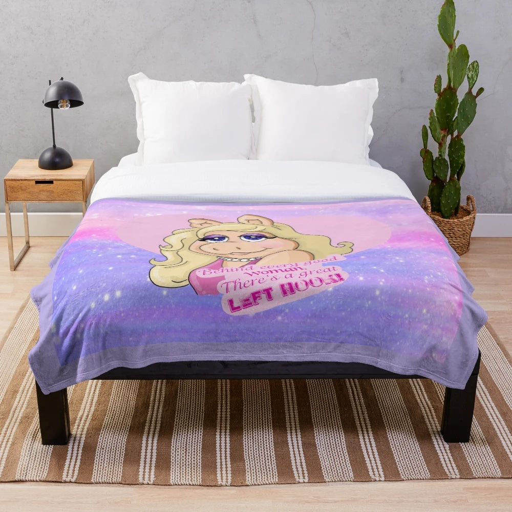 Miss Piggy Plush Blanket