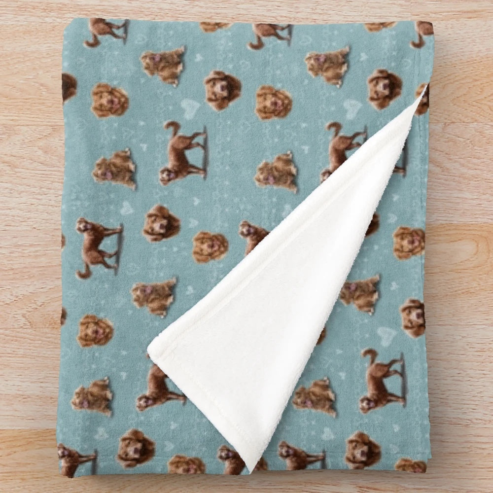 Nova Scotia Duck Tolling Retriever dog breed plush blanket