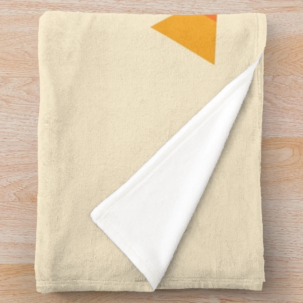 Soft and cozy plush blanket with a relaxing sloth design