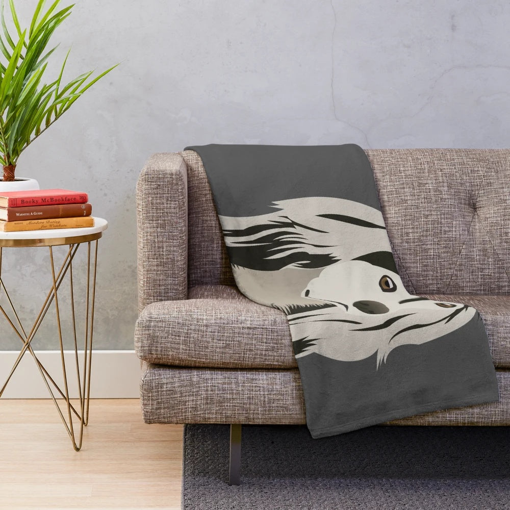 Saluki Dog Plush Blanket