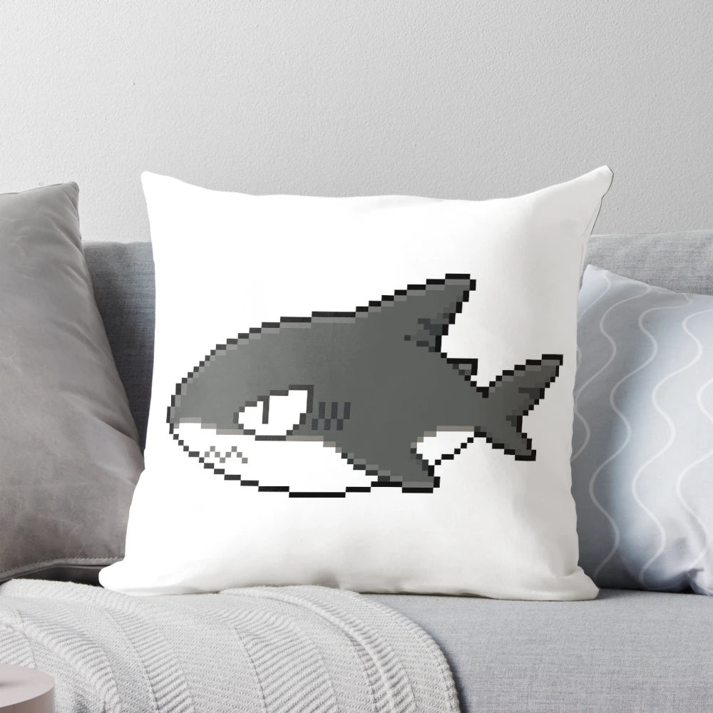 Soft and huggable Samekichi shark plush pillow from the Funamusea anime series