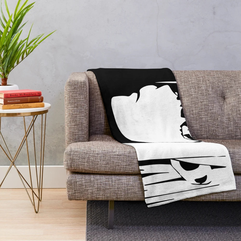 Zero Two inspired anime plush blanket