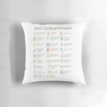 Soft and comfortable pillow with ABC SCRIPTURES (LIGHT) design, perfect for Jehovah's Witness conventions and ministry.