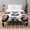Soft and plush anime-inspired blanket for cozy home decor
