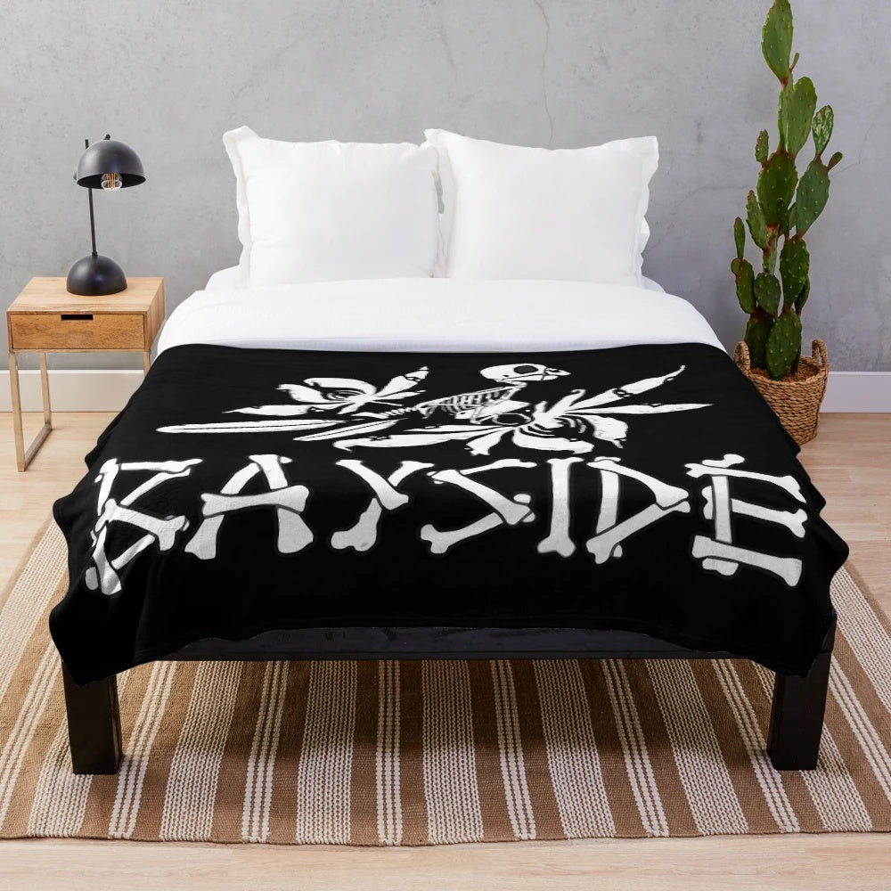 Bayside plush blanket for home decor