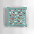 A soft and fluffy pillow in the shape of a bunny, perfect for adding a touch of coziness to your home.